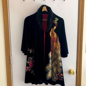 Handmade tailored designer vintage cape